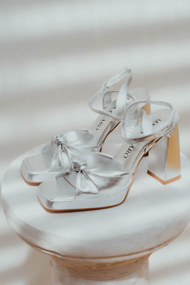 Zapato Ines Plateado