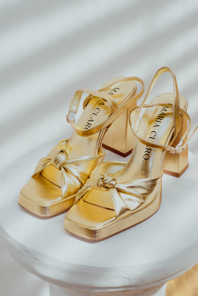 Zapato Ines Dorado