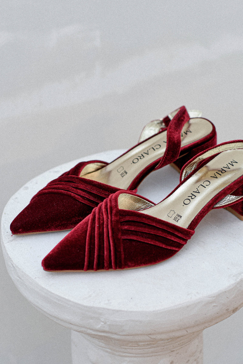 Zapato Clara Burdeo