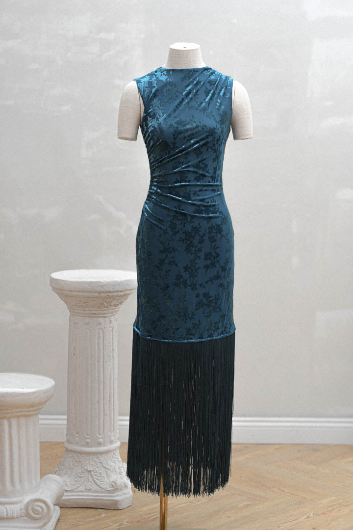 Vestido Laura Turquesa