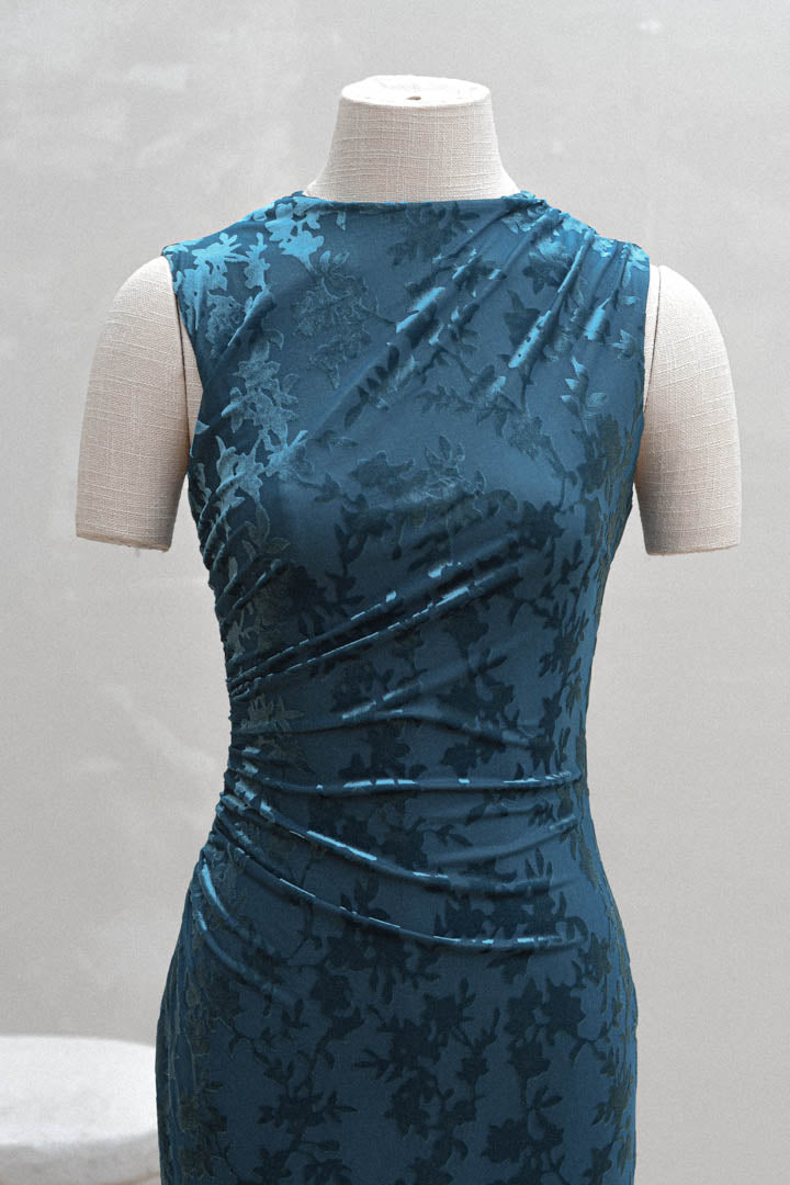 Vestido Laura Turquesa