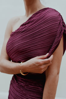 Vestido Plisado Conchovino