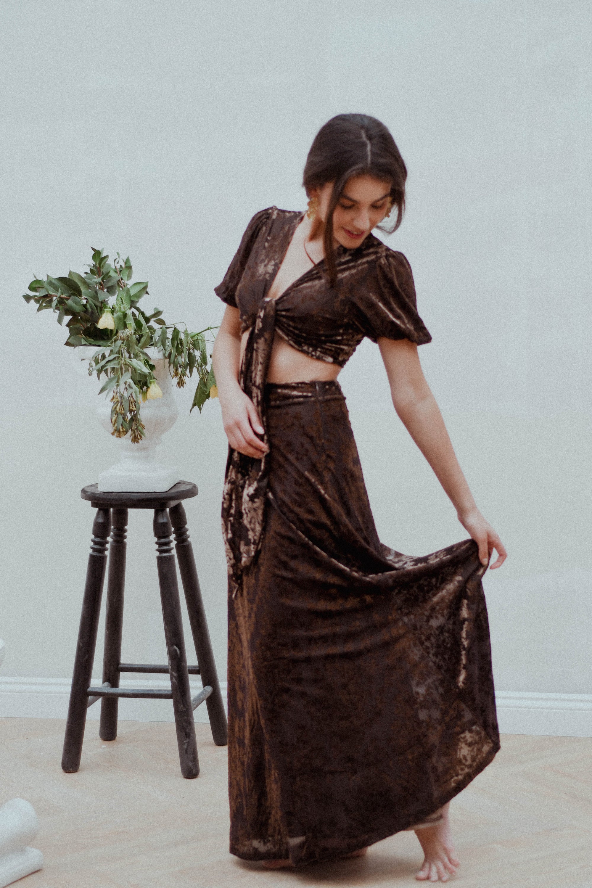 Conjunto Valeria Chocolate