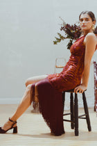 Vestido Laura Terracota